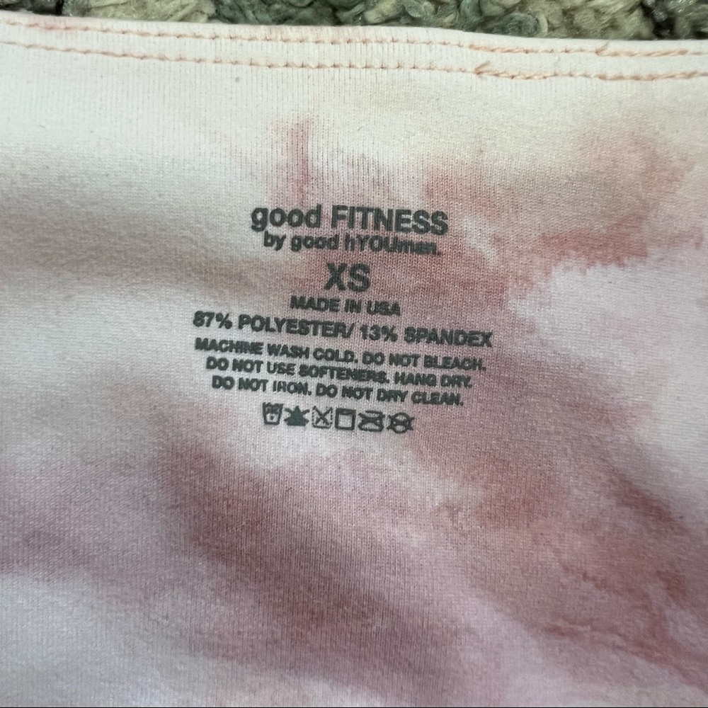 Good hYOUman leggings womens pink marble size XS - Picture 7 of 8
